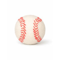 Produktbild von BASEBALL BUDDY Hundespielzeug aus Schafwolle weiß und schwimmfähig