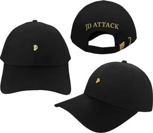 Produktbild von Baseball Kappe JD Attack Alex Unisex Schwarz