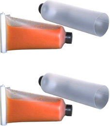 BasicNature Futtertube für Hunde 4 Stück aus Kunststoff transparent – Bild 1 von 3