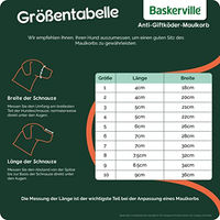 Produktbild von Baskerville Anti-Giftköder Maulkorb für große Hunde Größe 7 mit gepolstertem Nasenriemen - 1 Stk.
