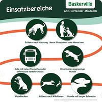 Produktbild von Baskerville Anti-Giftköder Maulkorb The Company of Animals für Hunde Größe 5 aus Kunststoff - 1 Stk.
