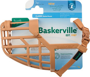 Baskerville Classic Maulkorb aus Gummi Braun Größe 2 – Bild 1 von 4