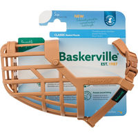Produktbild von Baskerville Classic Maulkorb für Hunde aus Nylon in Größe 5, Beige