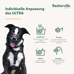 Baskerville Ultra Muzzle Maulkorb für Hunde Schwarz Größe 2 - 1 Stk. – Bild 1 von 5