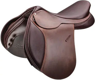 Produktbild von Bates Caprilli Close Contact Pferdesattel aus Leder in Braun 17,5 Zoll