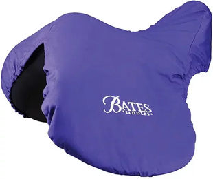 Produktbild von Bates Deluxe Sattelschutz für Springpferde aus Baumwolle Blau