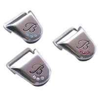 Produktbild von Bates Fixierhilfe für Steigbügelriemen mit blauem Strass aus Metall