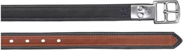 Produktbild von Bates Luxe Lederzügel mit Schnallen für Pferde in Schwarz oder Braun