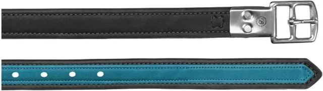 Produktbild von Bates Luxe Lederzügel mit Schnallen in Schwarz für Pferde