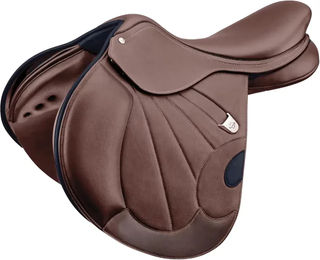 Produktbild von Bates Victrix Pferdesattel aus Leder in Braun 17,5 Zoll