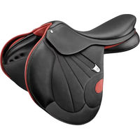Produktbild von Bates Victrix Pferdesattel aus Leder in Schwarz 17 Zoll