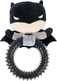 Produktbild von Batman DC Hundespielzeug Plüschspielzeug mit Ring zur Zahnpflege aus Polyester in Schwarz Grau Bunt