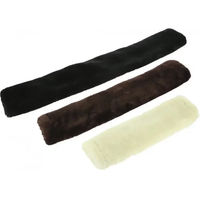 Produktbild von Bauchgurtschoner Equithème Teddy in Beige und Weiß aus Polyester