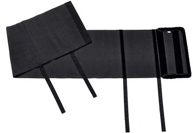 Bauchschutz Skinguard für Vollblut und Warmblut in Schwarz mit Plüschfutter – Bild 1 von 3