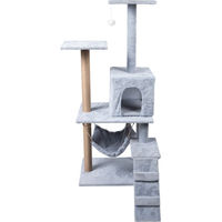 Produktbild von Bauerkraft G-971 Kratzbaum für Katzen mit 4 Ebenen in Grau