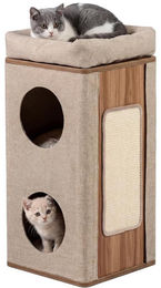 Bauhaus Kratzbaum für Katzen AG21199RCDE in Beige und Naturfarben 77,5 cm – Bild 1 von 1