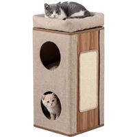 Produktbild von Bauhaus Kratzbaum für Katzen AG21199RCDE in Beige und Naturfarben 77,5 cm