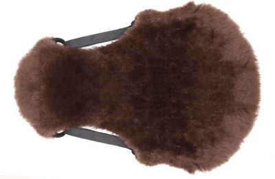 Produktbild von Baumlose Reitsitzdecke aus Merino-Wolle von Edix Saddles in Braun Größe M