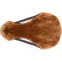 Produktbild von Baumlose Reitsitzdecke aus Merino-Wolle von Edix Saddles in Braun oder Orange Größe M