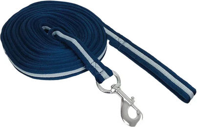 Produktbild von Baumwoll Longe für Pferde York Blau Bunt