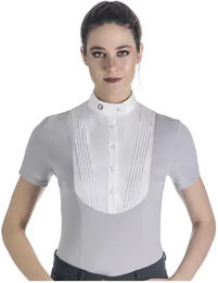 Produktbild von Bavero Reitturnierhemd Ego 7 Damen Weiß oder Grau Größe 42