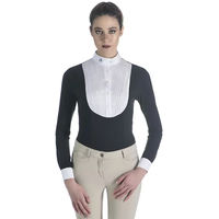 Produktbild von Bavero Reitturnierhemd Ego 7 Damen Weiß Schwarz Größe 42