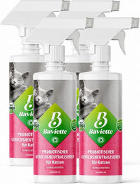 Baviette Probiotischer Geruchsneutralisierer für Katzenhaushalte 4x500ml mit biologisch abbaubarer Formel – Bild 1 von 1