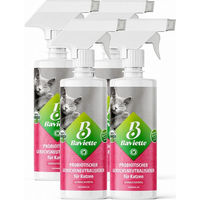 Produktbild von Baviette Probiotischer Geruchsneutralisierer für Katzenhaushalte 4x500ml mit biologisch abbaubarer Formel