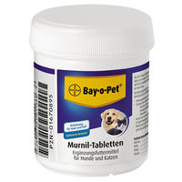Produktbild von Bayer Petcare Bay-o-Pet Murnil-Tabletten Haut-Fell-Supplement mit Vitaminen 64 g - 64 g
