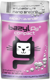Produktbild von BAZYL Ag+ Compact Katzenstreu Lavendel Bentonit mit Nanosilber antibakteriell 5 L