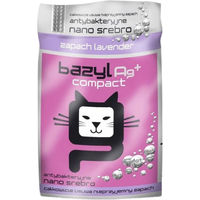 Produktbild von BAZYL Ag+ Compact Katzenstreu Lavendel Bentonit mit Nanosilber antibakteriell 5 L