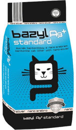 Bazyl Ag+ Standard Bentonit-Klumpstreu für Katzen mit Nanosilber unparfümiert 10 l - 10 l – Bild 1 von 1