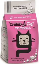 Produktbild von BAZYL Super Premium Ag+ Compact Unparfümiertes Klumpstreu für Katzen 10l - 10 l