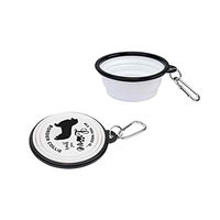 Produktbild von bb Klostermann Reisenapf für Hunde faltbar aus Silikon Border Collie Design - 1 Stk.