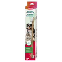 Beaphar Bambus-Zahnbürste für Hunde und Katzen aus nachhaltigem Bambus – Bild 1 von 4