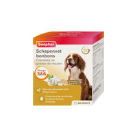 Produktbild von Beaphar Bio Haut- und Fellkur Bonbons mit Knoblauch und Schafsfett für Hunde, getreidefrei, 245 g - 245 g