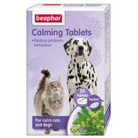 Produktbild von Beaphar Calming Tablets Beruhigungstabletten für Hunde und Katzen 20 Stück