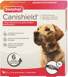 Beaphar Canishield Halsband gegen Flöhe und Zecken für Hunde S/M – Bild 1 von 3