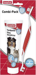 Beaphar Combi-Pack Zahnpflege mit Zahnpasta und Zahnbürste – Bild 1 von 2