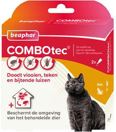 Beaphar COMBOtec Spot-On für Katzen gegen Flöhe, Zecken und Läuse 2 Pipetten – Bild 1 von 2