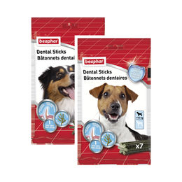 Beaphar Dental Sticks Zahnpflege-Snack für Hunde Mittel und Groß ohne Farb- und Aromastoffe 5 Stück – Bild 1 von 2