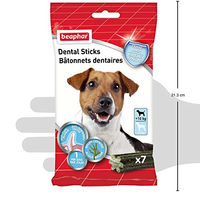Produktbild von Beaphar Dental Sticks Zahnpflege-Snack für kleine Hunde ohne Farb- und Aromastoffe