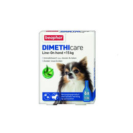 Produktbild von Beaphar DIMETHIcare Line-on Spot-On für Hunde mittlerer Rassen gegen Flöhe, Milben, Zecken und Läuse bis 15 kg