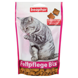 Beaphar Fellpflege Bits Katzensnacks mit Fisch für Haut und Fell 150 g - 150 g – Bild 1 von 6