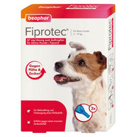 Produktbild von Beaphar Fiprotec 67 mg Lösung zum Auftragen für kleine Hunde 3x0,67 ml