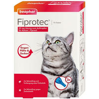 Produktbild von Beaphar Fiprotec Spot-On Lösung gegen Flöhe und Zecken für Katzen Kitten 3 x 0,5 ml - 3 x 0,5 ml