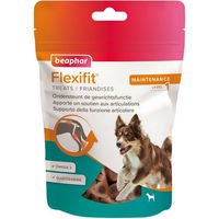 Produktbild von Beaphar Flexifit Treats Hund Leckerlis mit Huhn und Lachs für die Gelenke 150g