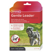Produktbild von Beaphar Gentle Leader Hundehalfter aus Nylon für kleine Hunde und Welpen Schwarz Größe S