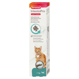 Beaphar IntestoPro Paste für Katzen mit Zeolith, MOS und FOS zur Unterstützung der Magen-Darm-Funktion, 20 ml - 20 ml – Bild 1 von 4