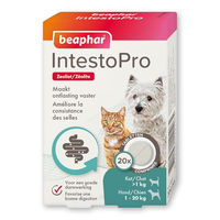 Produktbild von Beaphar IntestoPro Tabletten für Hunde und Katzen zur Unterstützung der Darmfunktion mit Zeolith, FOS und MOS 20 Stück